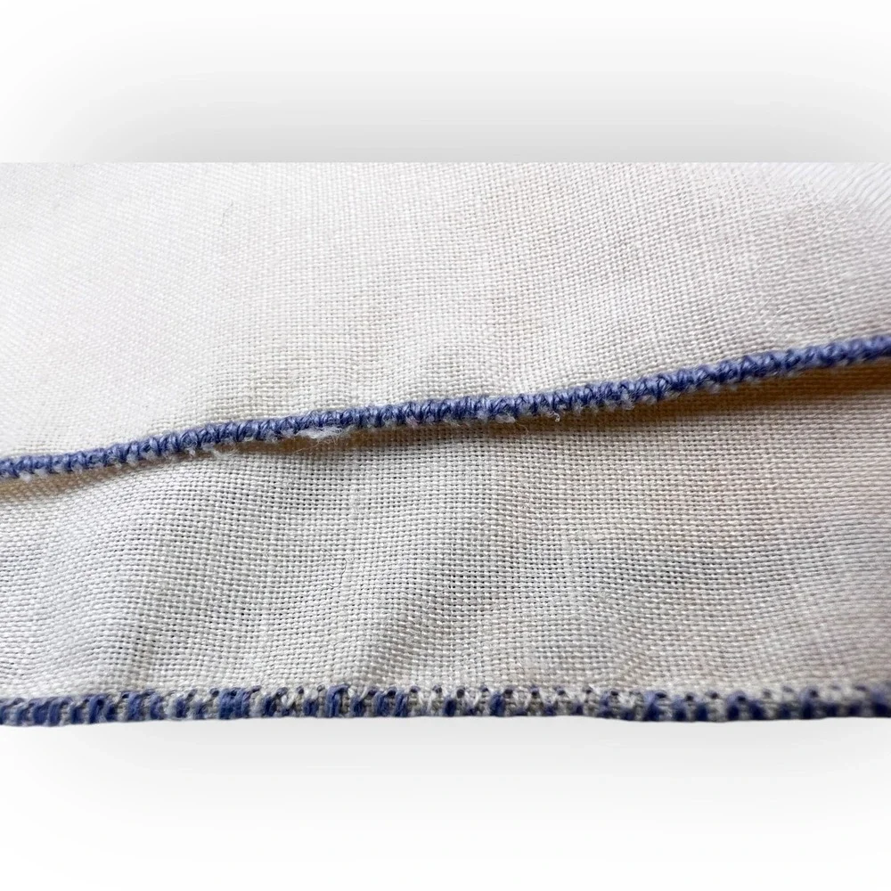 Vintage Set Of 2 Linen Embroider‎ Napkins  15